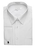 Marquis Men's Regular Fit French Cuff Solid Dress Shirt (Cufflinks included)