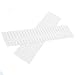 Grid Drawer Divider 8pcs Adjustable DIY Plastic Closet Separator Household Organizer Thickening Spacer Sub-grid Shelves Tidy Closet Stationary Makeup Socks Underwear Scarves Organizer (White)