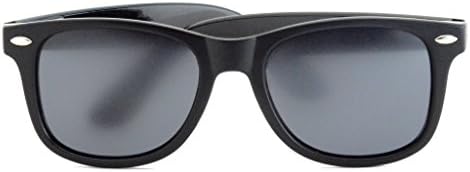 All Black Original Wayfarer Polarized Sunglasses - New Frame Design - Cool, Comfortable, California Sunglasses for Men &amp; Women