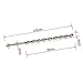 Likoo Electro Shock Stainless Steel Urethral Penis Plug Sounding Stretcher Dilator
