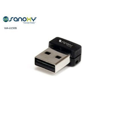 SANOXY Mini USB 2.0 Wireless 150Mbps Network Adapter & WiFi Access Point with One-Clcik set up WPS button for high-speed data transfers, Peer-to Peer P2P online gaming, and fast downloads-Compatible with MAC OS10.5/OS10.6/OS10.7/OS10.8, Linux, Windows 2000/XP/7 and Android