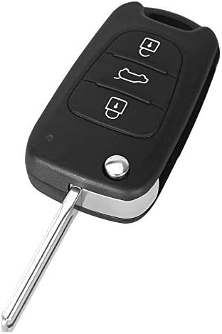 1 x replacement key shell with 3 buttons flip key car key Chiavi key with blank (NE66) remote control remote key housing – Inion