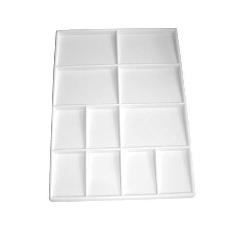 Lexicon Select Artists Rectagular 11 Well Flat Paint Mixing Palette