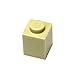 LEGO Parts and Pieces: Dark Gray (Dark Stone Grey) 1x1 Brick x100
