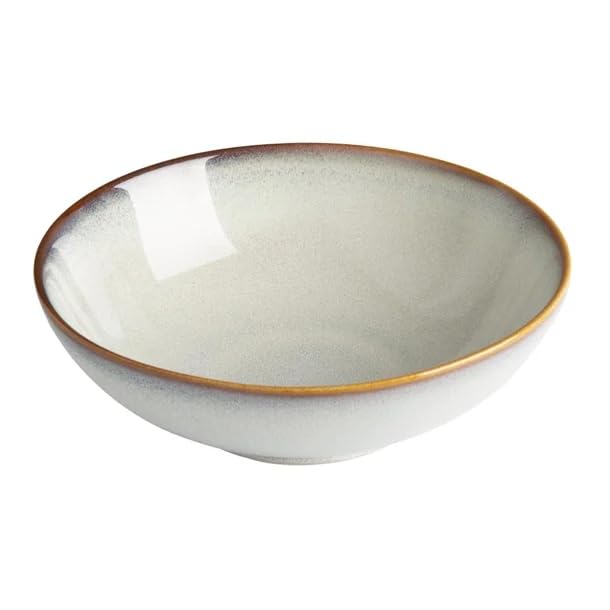 nisbets limited Olympia Drift Grey Plain Coupe Bowl - 205x65mm 8" (Box 4)