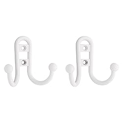 BRAINERD B46115J-W-C Double Robe Hook with Ball
