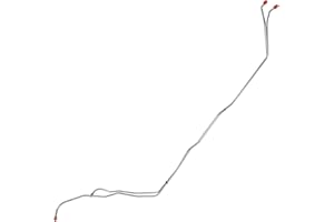 Inline Tube Replacement For 1981-87 Chevrolet GMC Truck Blazer Jimmy Suburban 4WD (Gas Motor Only) T350 5/16" Trans Cooler Lines 2pc, Stainless