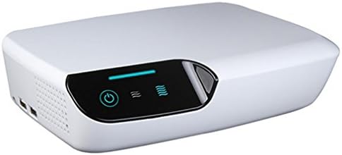 LPY-Air Purifier Filtration with True HEPA Filter &amp; Active Carbon Filter, Compact Purifiers with Night Light Odor Allergen Eliminator Cleaner for Home, Pets, Smokers, Cooking , warm and white