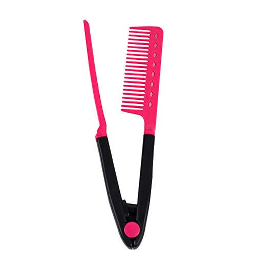 WONdere Hair Straightener Hair Dress Styling V Shape Comb DIY Salon Hairdressing
