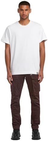 Rovic Zip 3D Regular Tapered Pants, Pantaloni, Uomo, Marrone (Chocolate Plum D02190-5126-G692), 26W / 32L