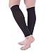 Doc Miller Compression Calf Sleeve for Men & Women, Premium Medical Grade, 20-30mmHg Graduated Support for Running, Calf Tear, Shin Splints, Knee High, Black Calf Sleeves, Extra Large Size, 2 Pair