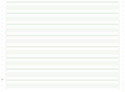 Exacompta 66311E Computerpapier 2000 Blatt endlos liniert 380mm x 11" 1-lagig, Mikroperforation, abnehmbare Caroll-Bänder Weiß