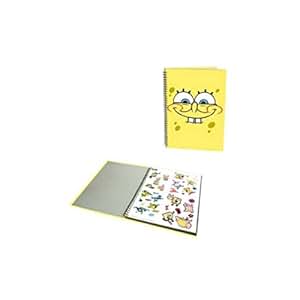 LIBRETA BOB ESPONJA CON PEGATINAS: Amazon.es: Juguetes y juegos