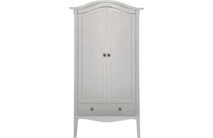 Schreiber Provence 2 Door 1 Drawer Wardrobe Whi Amazon Co Uk