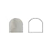 Calacatta Gold (Italian Calcutta) Marble 3/4 X 12 Bullnose Liner, Polished