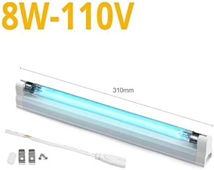 WENPINHUI 220V 6W 8W UVC Quartz Ultraviolet lamp T5 Tube Bulb Bactericidal lamp Germicidal Disinfect UV Light Sterilize Deodor Clean Air (Wattage : Package C)