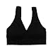 Coobie Seamless Comfort Bra,Black,Large