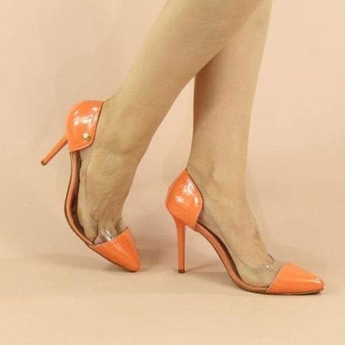 scarpin transparente