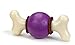 PetSafe Busy Buddy Bouncy Bone - 3-in-1 Adjustable Slow Feeder Toy with Refillable Treat Rings - Cleans Teeth & Gums, Cures Boredom & Slows Down Eating Habits - Large - for Dogs 75+ lb