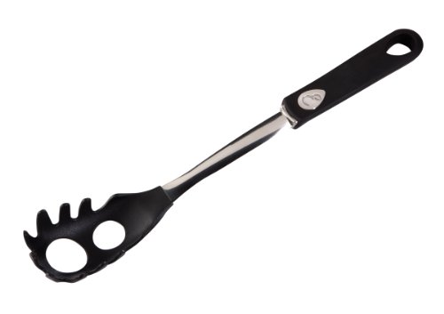 Emeril K0240864 Silicone Nylon Spaghetti Fork Silicone Tool Cookware, Black