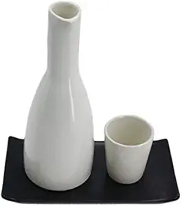 Yin Yang Ceramic Sake Tableware Set Thai Stylish Food And Microwavable Homes Office Resorts Hotels Jar Plate Cup Meets Global Standard Process