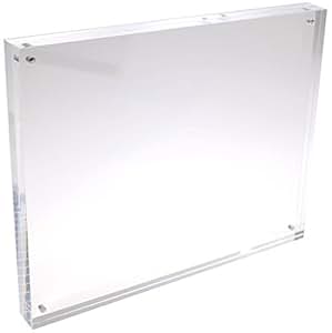 frames clear acrylic polished chrome frame magnetic plate inserts ced 2gang blank flat