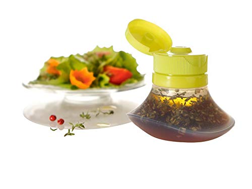 SAVORLIVING Salad Dressing Containers Set 2Pcs Silicone Sauce Bottles to Go Portable Mini Squeeze Sauce Containers for Cream Oil Jam Ketchup Mayonnaise