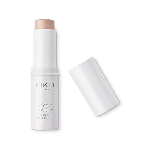 KIKO MILANO - Arctic Holiday Stick Highlighter 01 Fresh-effect face highlighter stick with metallic finish water-based highlighter ensures an intense color payoff and a pleasant refreshing effect.