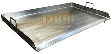 review 32 x 17 Double Propane Burner Stove Stainless Steel Griddle Flat Top Taco Grill