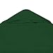 Yescom 10x10Ft Gazebo Top Replacement for Beach Cabanas for 1 Tier Outdoor Canopy Cover Patio Garden Yard Party Dark Green