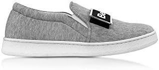 Joshua Sanders Women's 10259Cara Grey Fabric Slip On Sneakers