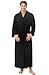 Alexander Del Rossa Mens Terry Cloth Cotton Robe, Big and Tall Bathrobe, Large-XL Navy Blue (A0126NBLXL)