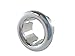 VRSS 10th Grade Electroplating Bathroom Kitchen Sink Basin Trim Overflow Ring Cover Hole Insert in Cap (6Pcs Silver)
