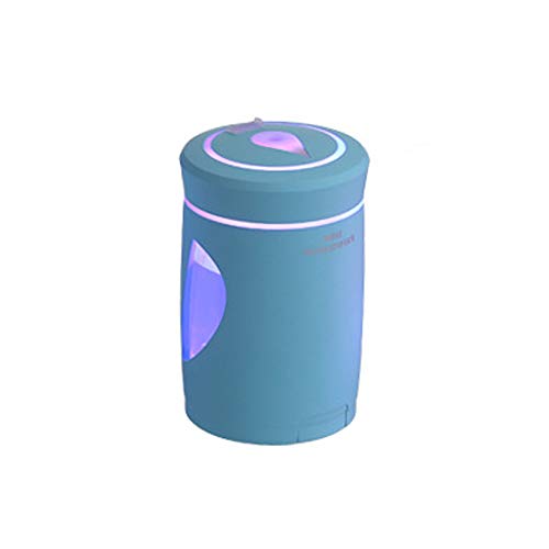 Alimao USB Humidifier Mini Night Light LED Humidifier Air Diffuser Purifier Atomizer BU Blue