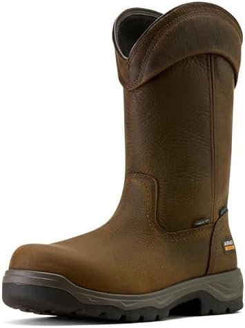 Ariat Turbo Chelsea Boots Men\'s 11D Brown Leather Waterproof Composite Toe Work ARIAT® MENS TURBO CHELSEA WATERPROOF COMPOSITE TOE BOOTS  main image 4