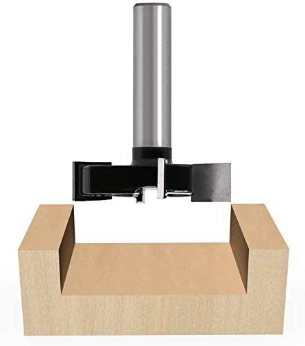 CNC Spoilboard Surfacing Router Bits, 1/2 inch Shank 2 inch Cutting Diameter, Slab Flattening Router Bit Planing Bit Wood Milling Cutter Planer Woodworking Tool