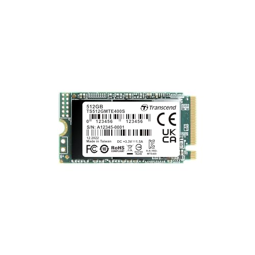 Transcend 512GB MTE400S PCIe 3.0 2242 SSD, 2000 MB/s, für Lenovo Legion Go