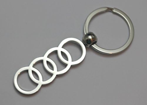 myvalvecaps Car Auto Metal Keychain Key Chain Ring for Audi A