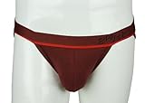 2(X)IST Men's Sport Brief, Sangria