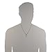 HZMAN Simple Gold Stainless Steel Cross Pendant Necklace True Religious, 22 inch Rope Chain for women men