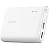 Anker PowerCore 10400mAH 2-Port Ultra Portable Charger for Apple iPhone, iPad, Samsung Galaxy (White)