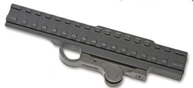 GG&G Accucam QD Scout Rail, Black - MIL-STD-1913