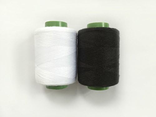 Eastern Fashional Life Heavy-Duty Size 6600 Yards Bonded Polyester Sewing Thread(5 Black+5 White)