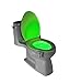 The Original GlowBowl Motion Activated Toilet Nightlight (2 Pack)