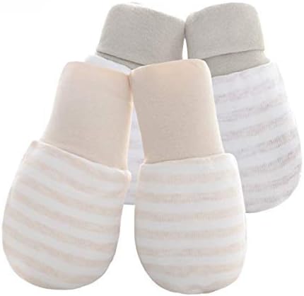 JINTN Newborn Cashmere Knit Warm Gloves Baby Full Finger Winter Thermal Gloves Anti-Scratch Fleece lined Infant Toddler Thicken Cotton Boys Girls Mittens Xmas Gifts