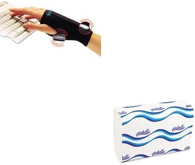 KITIMAA20126WNS101 - Value Kit - IMAK PRODUCTS SmartGlove Wrist Wrap (IMAA20126) and Windsoft 101 Bleached White Embossed C-Fold Paper Towels (WNS101)