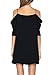 SEENSUN Women's Chiffon Cold Shoulder Casual Dress Trumpet Sleeve Spaghetti Strap Dress Top