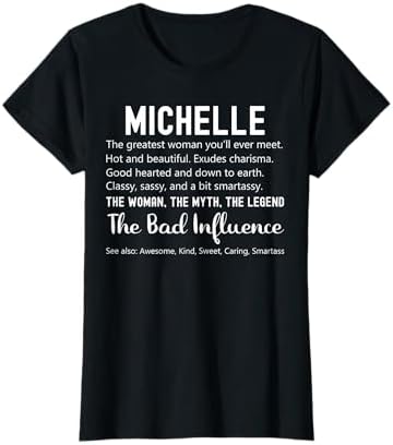 Amazon.com: Michelle Name Shirt| Michelle T-Shirt : Clothing