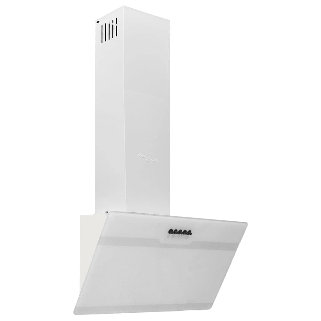 vidaXL-Campana-Extractora-Pared-Cocina-Soporte-Ventilador-Lampara-LED-Forma-Inclinada-Facil-de-Limpiar-Acero-y-Cristal