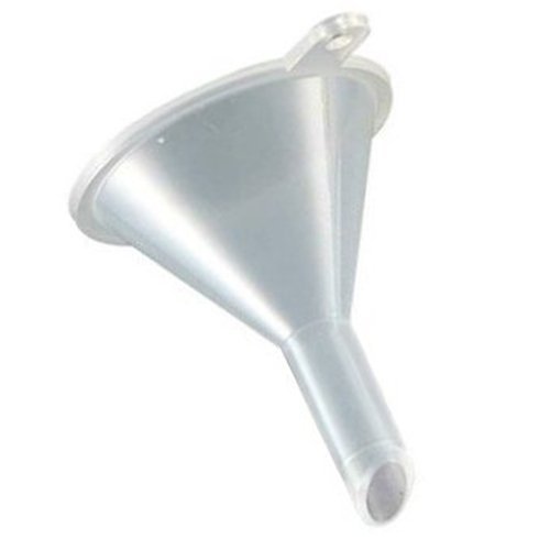 Twist Top Spout Natural Clear Refillable (BPA Free) Plastic Squeeze Bottle - 8 oz (6 pack) + Funnel and Labels